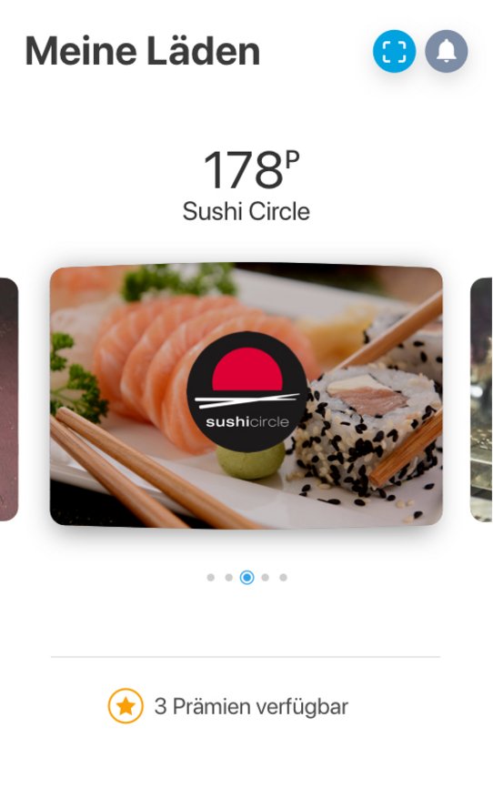 Digitale Bonuskarte in der Mankido App